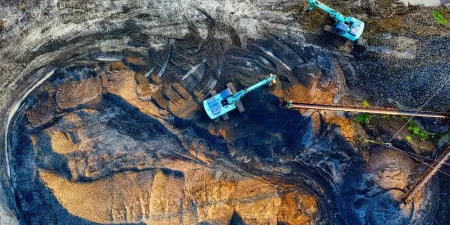 Mining of Aquamarine in Brazil