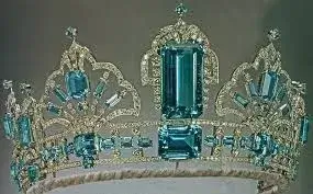 Queen Elizabeth II Brazilian Aquamarine Tiara
